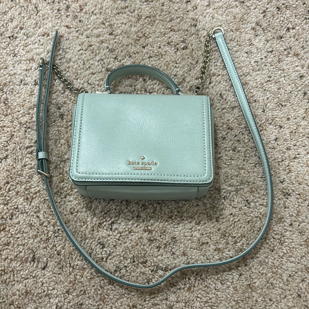 Kate spade mint green crossbody